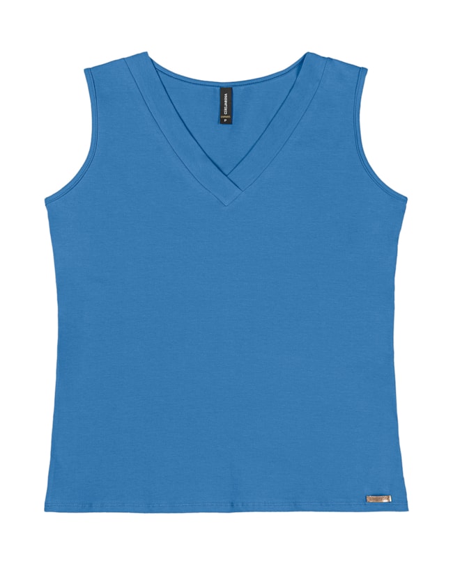 Blusa Regata Feminina Cereja Curves Básica-896afc64-5c17-45b0-b2d6-ada60af4053f