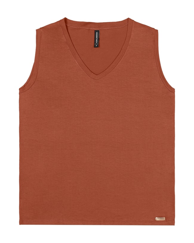 Blusa Regata Feminina Cereja Curves Básica-4006641d-f473-44d4-b6a5-90d3ea5f2807