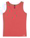 Blusa Regata Feminina Cereja Rosa Básica-ced34061-8e96-4548-a46b-b005e20084b4