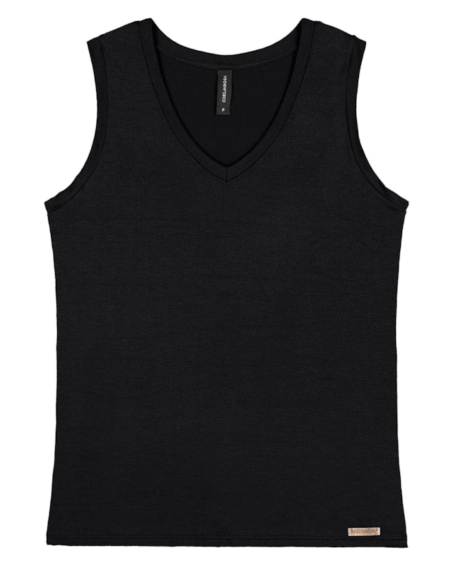 Blusa Regata Feminina Cereja Rosa Básica-6fc104e7-79d5-4290-b60b-238a6158c970