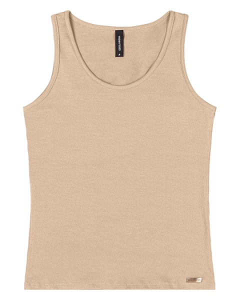 Blusa Regata Feminina Cereja Rosa Básica