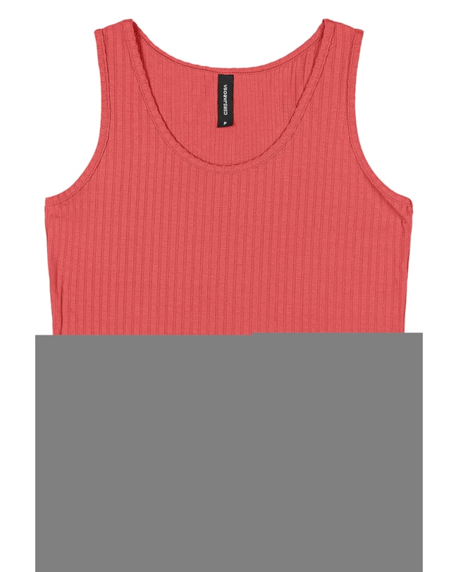 Blusa Regata Feminina Cereja Rosa Básica-8f1a6e19-d77b-48aa-a7fc-5a03953259ed