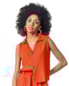 Blusa Regata Feminina Cereja Rosa Botões-3be880dd-a8ba-44e2-8f4d-4c73e3b58005