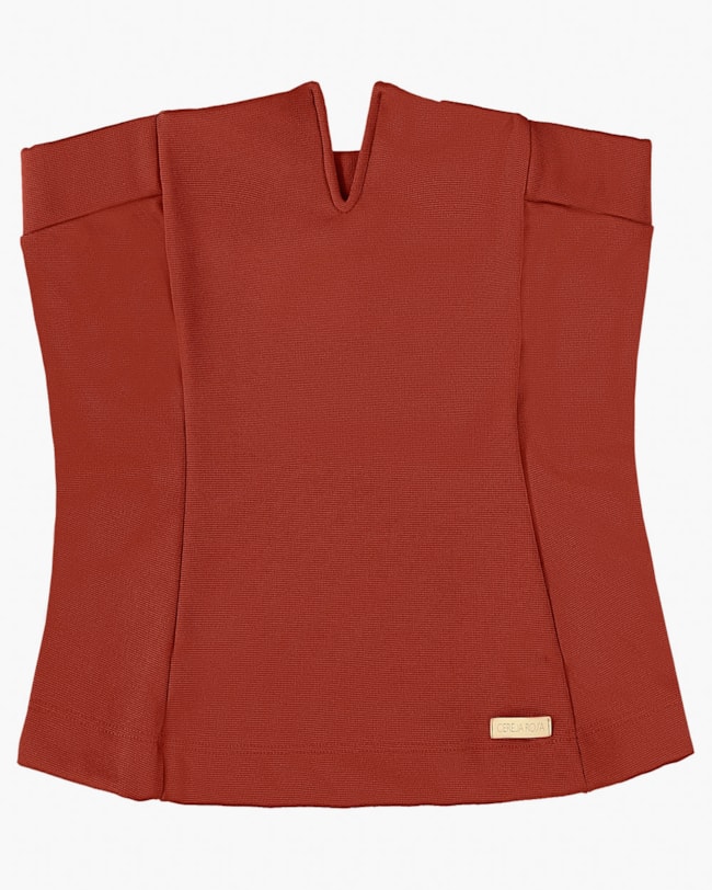 Blusa Tomara que Caia em Compact Montaria - Cereja Rosa - Ferrugem-92eb5513-ad0b-4385-a997-820c6b85d583