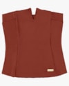Blusa Tomara que Caia em Compact Montaria - Cereja Rosa - Ferrugem P-248eb2a2-ebc1-480e-8560-1bf4e8327540