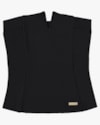 Blusa Tomara que Caia em Compact Montaria - Cereja Rosa - Preto-059a3e78-01a9-4375-8a4e-ff26223b5789