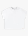 Blusa Viscose Crepe com Retilínea e Pregas - Cereja Rosa - Branco P-a2c75dba-c7d1-44f8-99a3-5d4621d921da