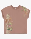 Blusa Viscose Crepe e Resort com Estampa Digital - Cereja Rosa - Aveia P-ea623c7e-6b92-49e1-930f-01ea552700d4