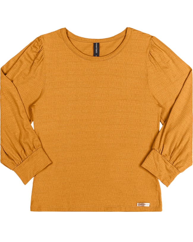 Blusa Viscose Feminina Cereja Rosa Mangas 3/4-6904d4db-66c8-4597-980b-b8d680895a3a