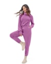 Blusão Aveludado Feminino Cereja Rosa Gola Alta-791fd605-8e88-4a02-a143-996fafa976ec