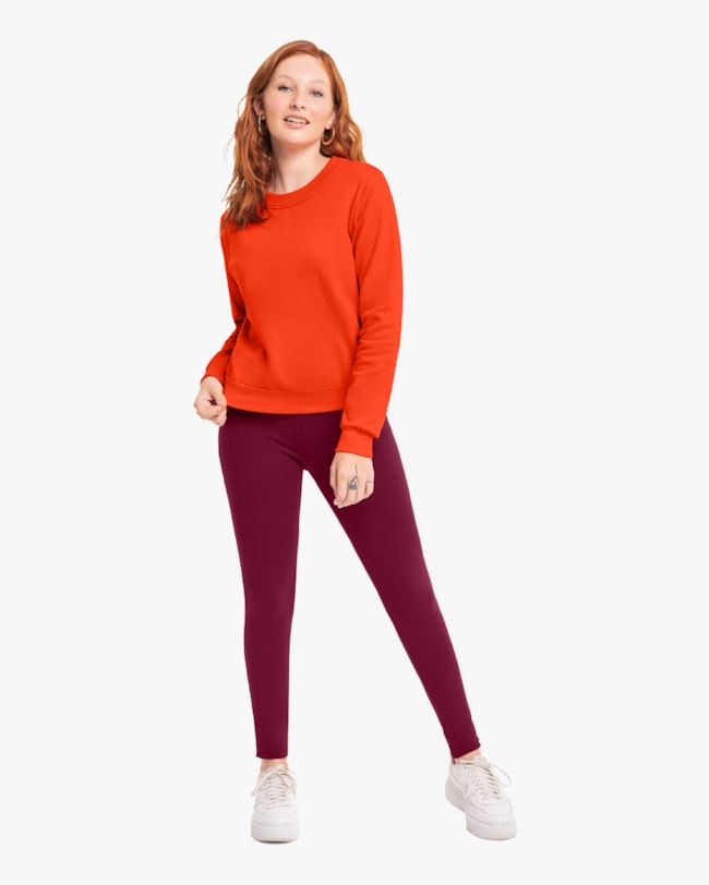 Blusão Básico Feminino em Moletom Cereja Rosa Carrot-70a0c68c-9a8c-4466-b853-f2cf9b13c9eb