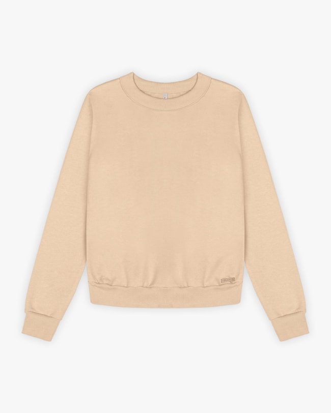 Blusão Básico Feminino em Moletom - Cereja Rosa - Deserto-695eefa3-f6d9-415c-976f-a688a13c7c6e