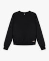 Blusão Básico Feminino em Moletom - Cereja Rosa - Preto-3088c12c-dbc2-4798-aeff-cad8de33693e