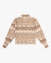 Blusão Estampado em Pelo Aveludado Cereja Rosa Off White-f50f128a-bb4b-4a60-a0ee-2504a2917c84