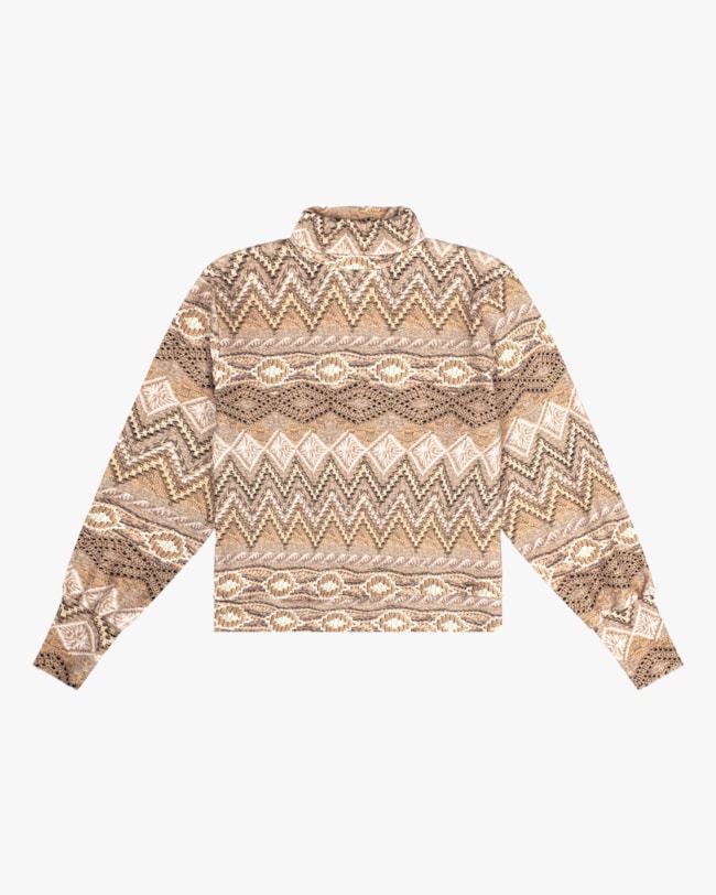 Blusão Estampado em Pelo Aveludado Cereja Rosa Off White-7ae750d1-74c6-490f-b4df-6737e53417a1