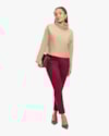 Blusão Feminino com Maxi Gola em Moletinho Sarjado -Cereja Rosa -Deserto-8b2e8367-0254-4c42-b629-c7d2184e1552