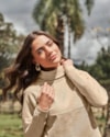Blusão Feminino com Maxi Gola em Moletinho Sarjado -Cereja Rosa -Deserto-866ac2d2-17bb-4b38-9b67-dc51abd01b96