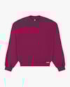 Blusão Feminino Oversized em Moletom - Cereja Rosa - Marsala-21260e72-a052-4613-9a3d-0feb2dd2e891
