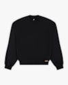 Blusão Feminino Oversized em Poletom - Cereja Rosa - Preto-4754d365-2bf7-4f0d-97f0-21c4836cf27e