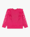 Blusão Infantil Menina com Babado e Estampa Manga - Kely Kety - Cherry-10-293f147f-2239-4aa0-b896-69eeb01c73d0