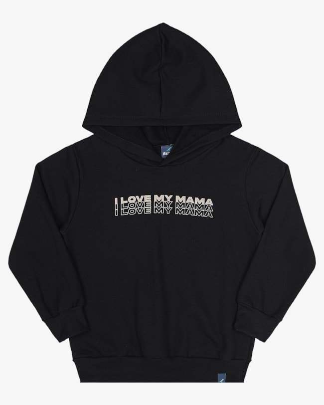 Blusão Infantil Menino com estampa Mãe e Filhos ReiRex Preto-4fa437cb-ffed-4fb1-b41a-5146cf6fd4b3