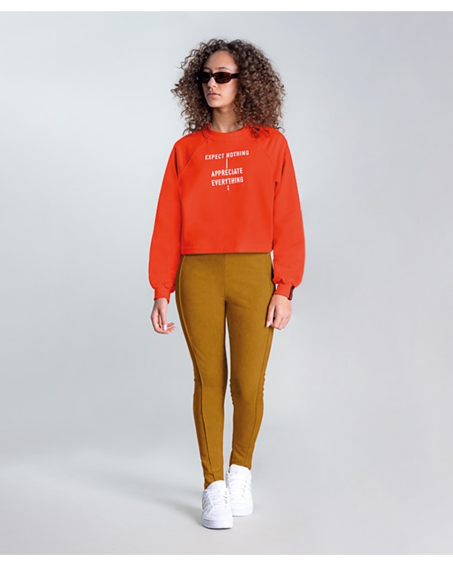 Blusão Juvenil Feminino com Frase Estampada BaseD - Carrot-2eba9534-2c97-4a1a-b88f-b6db2900c1b5