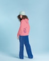 Blusão Juvenil Feminino em Moletom com Capuz - BaseD - Rosa-8c1135c7-5e48-447b-a836-e774658c2751