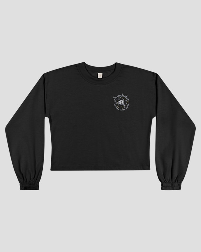 Blusão Juvenil Feminino em Moletom com Estampa - BaseD - Preto-1a998336-9828-4f95-a99e-96a52580705c