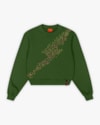 Blusão Juvenil Feminino em Moletom com Estampa de Strass - BaseD - Militar-928ae84c-3c82-46c9-93db-73d3e6478d9a