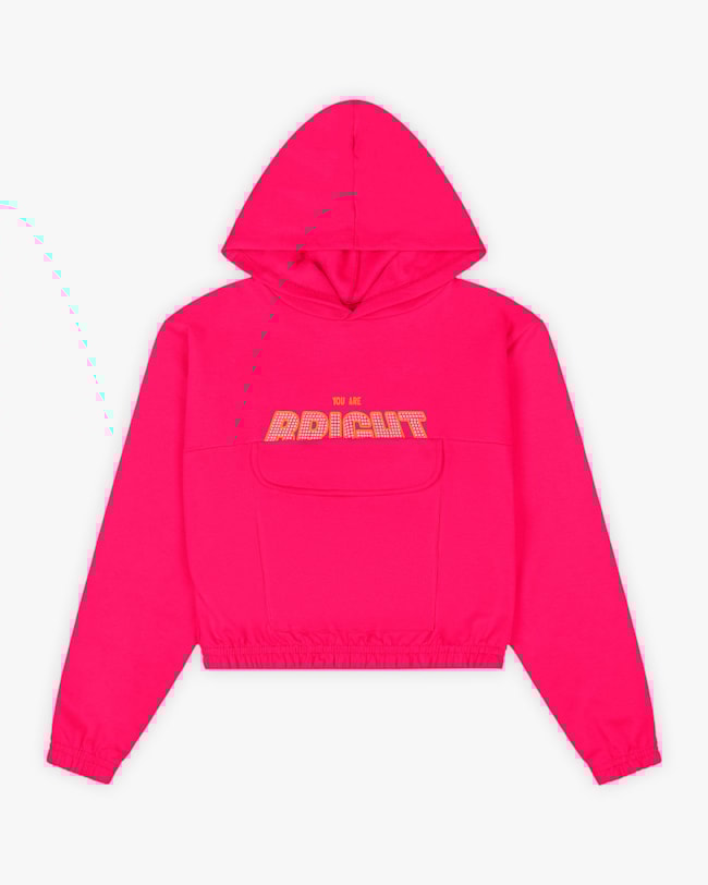 Blusão Juvenil Feminino em Moletom com Estampa e Bolso - BaseD - Cherry-b4709351-69dc-41f3-9a3c-caf6ed8d4188