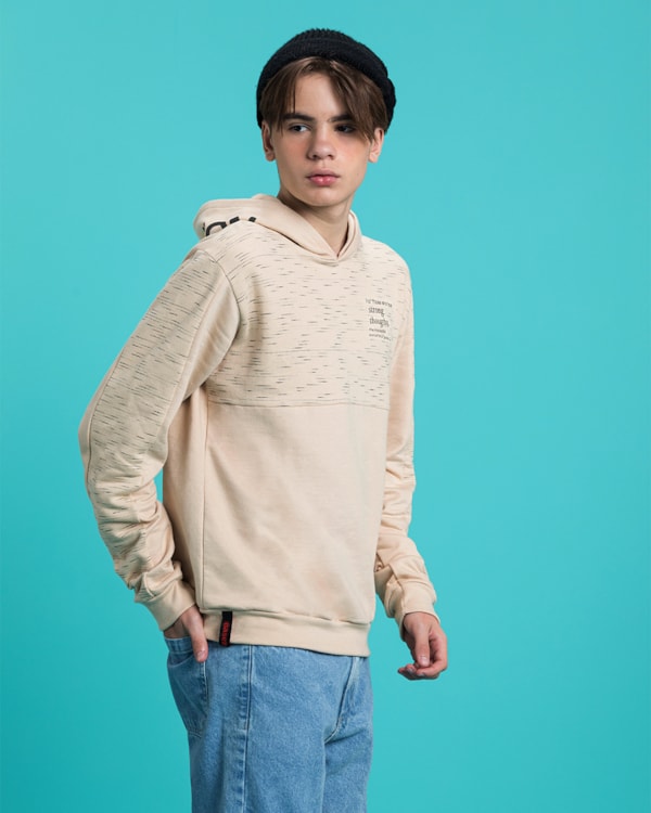 Blusão Juvenil Masculino Based com Capuz