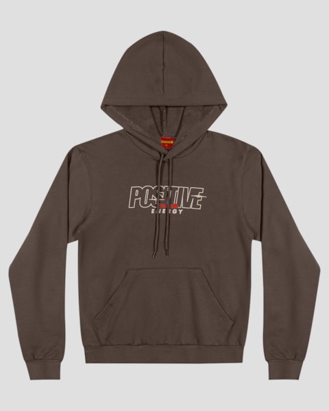 Blusão Juvenil Masculino em Moletom com Capuz - BaseD - Marrom