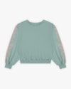 Blusão Moletom com Estampa Relevo Tal Mãe Tal Filha - Cereja Rosa - Verde Bamboo-79e6b536-5d23-43c0-8a9a-ed44841686db