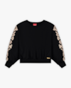 Blusão Moletom Infantil Menina Tal Mãe, Tal Filha - Kely Kety - Preto-7584d503-dce5-46ce-96c7-171890f3dff6