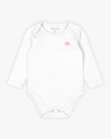 Body Básico Bebê Menina com Manga Longa em Cotton - Kely Kety - Branco-0f519224-2f8c-4bbd-b5e3-615a0c96e5a3