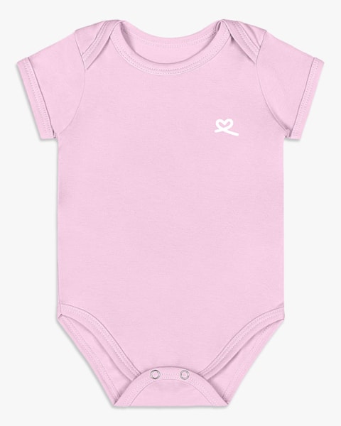 Body Básico Bebê Menina em Malha Cotton - Kely Kety - Astral