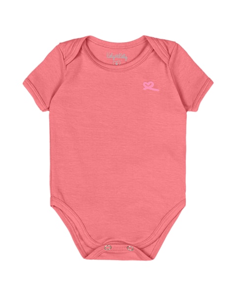 Body Básico Bebê Menina Kely Kety - BLUSH