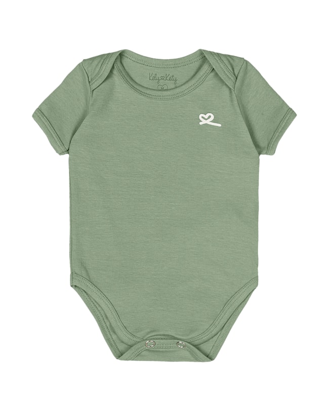 Body Básico Bebê Menina Kely Kety - SALVIA-e0606510-342b-451a-a8bd-9dd081e9d73e