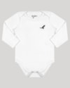 Body Básico Bebê Menino Manga Longa - ReiRex - Branco-f341281d-338b-4939-a586-194bf795b477