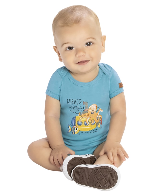 Body Bebê com Estampa Divertida Menino ReiRex-7a47009c-08ee-4ab6-bd91-c526b89a7dcd
