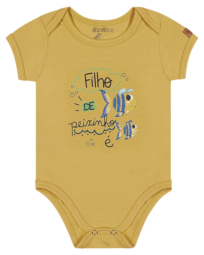 Body Bebê com Estampa Divertida Menino ReiRex-adf49db0-b928-4a4f-8d88-a611251e4363