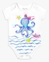 Body Bebê Menina em Cotton com Estampa - Kely Kety -Branco-fd4b356c-a7e5-4e4f-8b3a-768f15fbe6b9