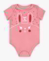 Body Bebê Menina em Cotton Estampa Coelhinho - Kely Kety - Rosa-e8abeaef-ab86-48d3-b016-0aedeaaa8f3d