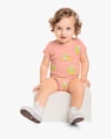 Body Bebê Menina Estampado Kely Kety G Laranja Neon-bd40f448-ae53-47dd-9c55-0bf91da94b5c