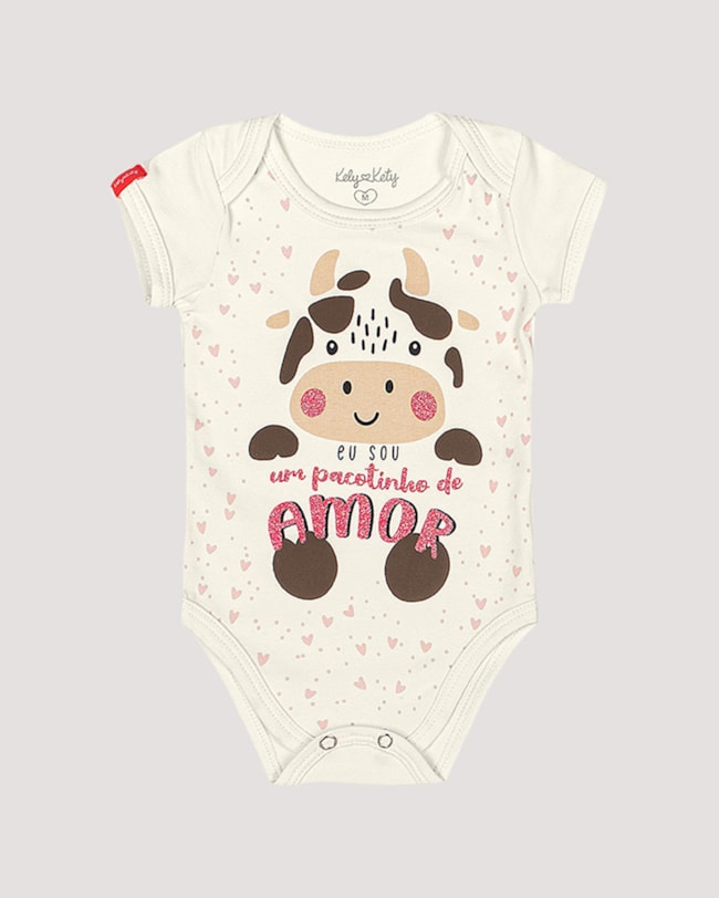 Body Bebê Menina Estampado Kely Kety Laranja Neon-cffcfc1f-69ea-4d4a-8d25-9e9f6b984576