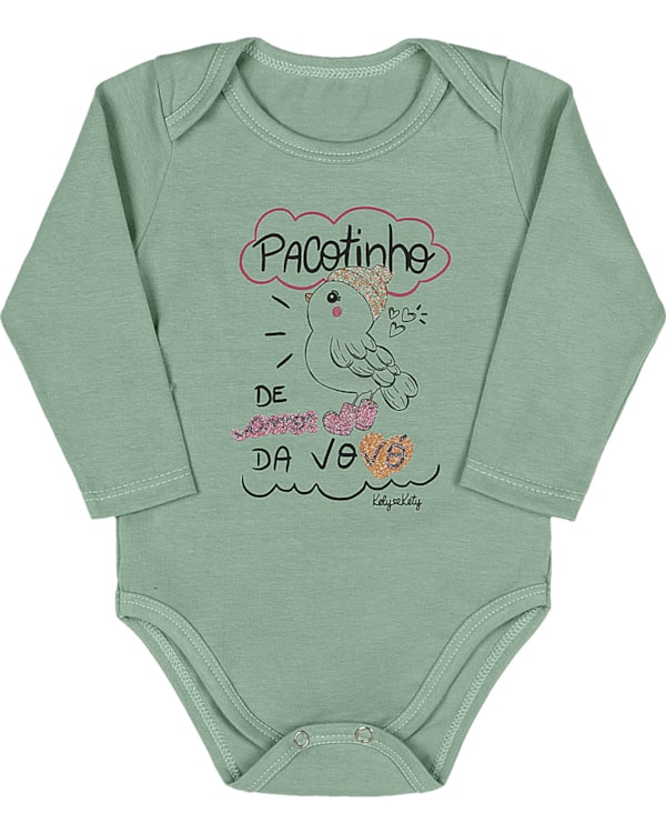 Body Bebê Menina Kely Kety Frases