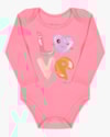 Body Bebê Menina Manga Longa com Estampa  Kely Kety -Rosa-6f9f7899-ce4d-49bc-b13e-9be818bfb9fb
