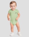 Body Bebê Menino Básico com Manga Curta ReiRex Verde-de9813b3-6461-40ff-8105-8517f6daeedd