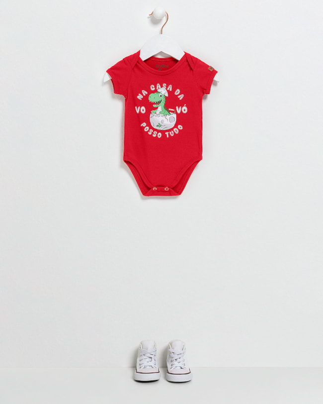 Body Bebê Menino com Estampa Divertida - ReiRex - Tomato-65d835c6-492f-4e09-8a29-243373a9ebf3