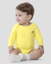 Body Bebê Menino Manga Longa Básico - ReiRex - Amarelo-4a8bca52-d1a9-4a81-b6c6-6315f8228c98